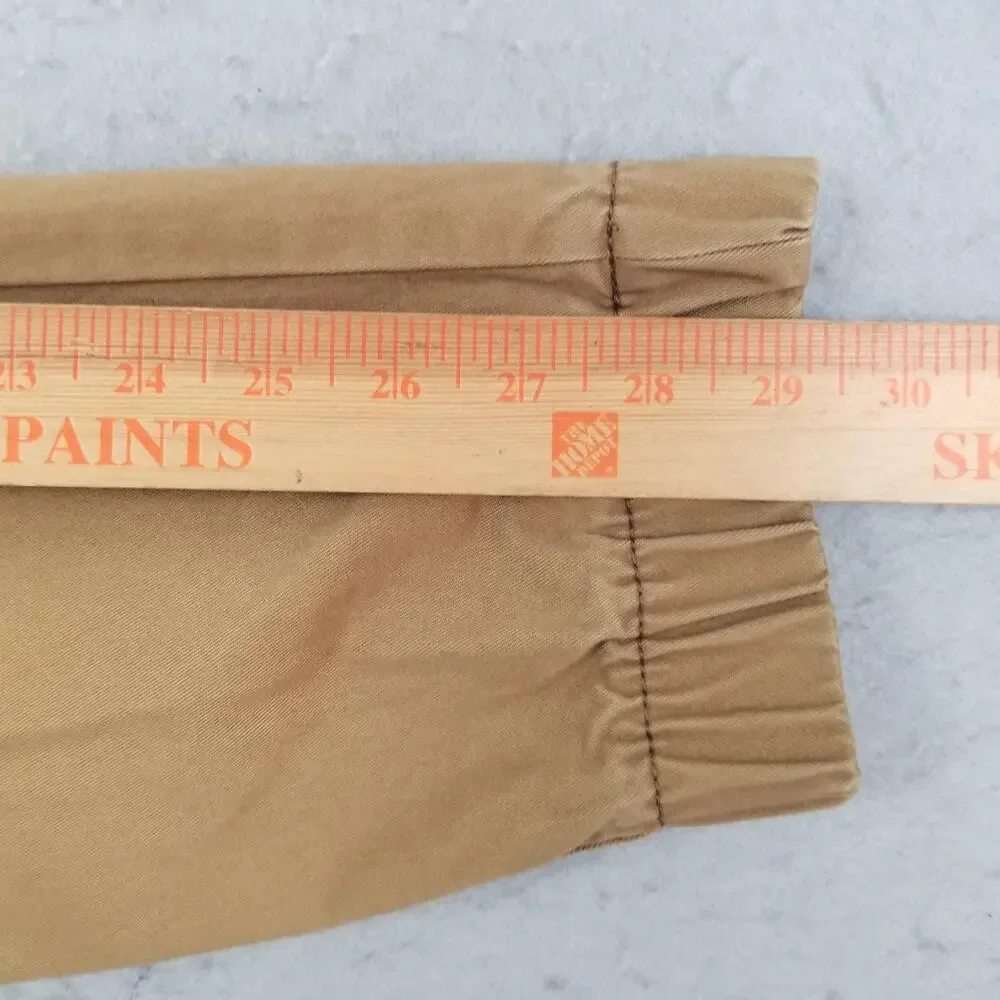 Old‎ Navy Modern Jogger Pants Mens Medium Beige Elastic Waist Stretch Casual